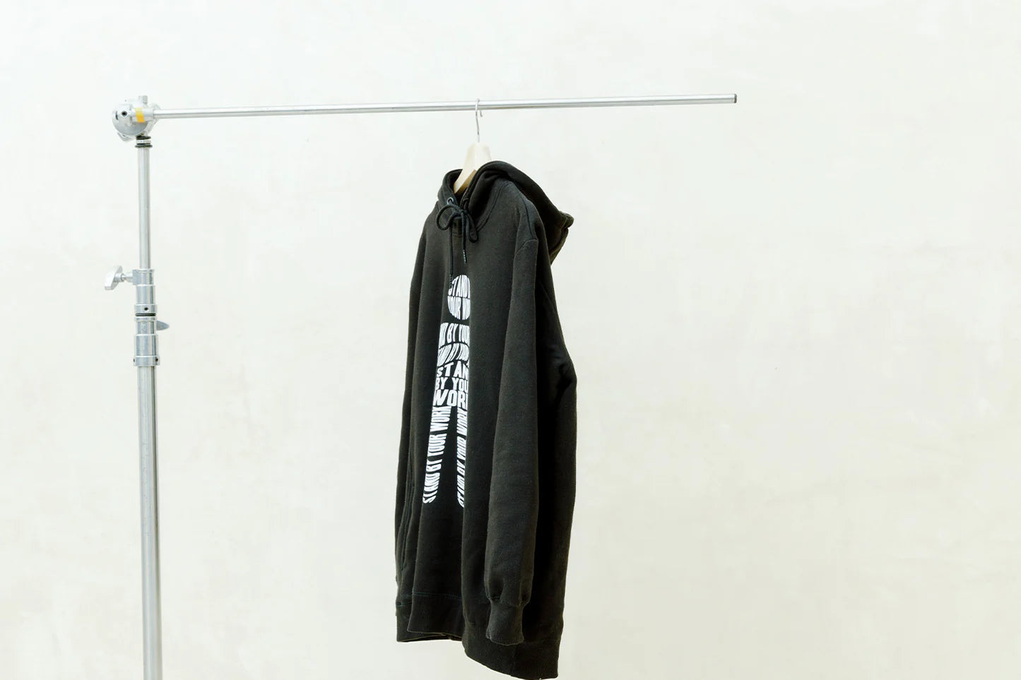 Stand by Your Work Hoodie Black