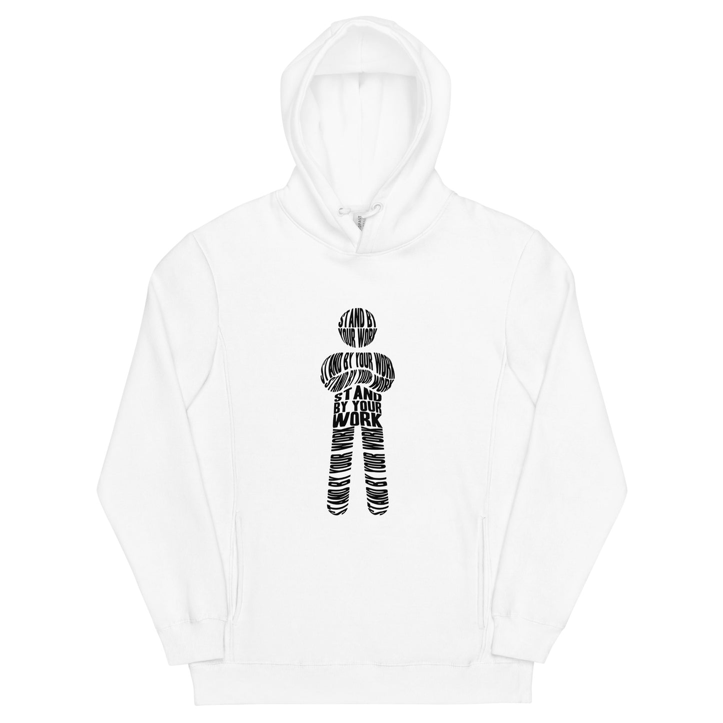 Stand by Your Work Hoodie White